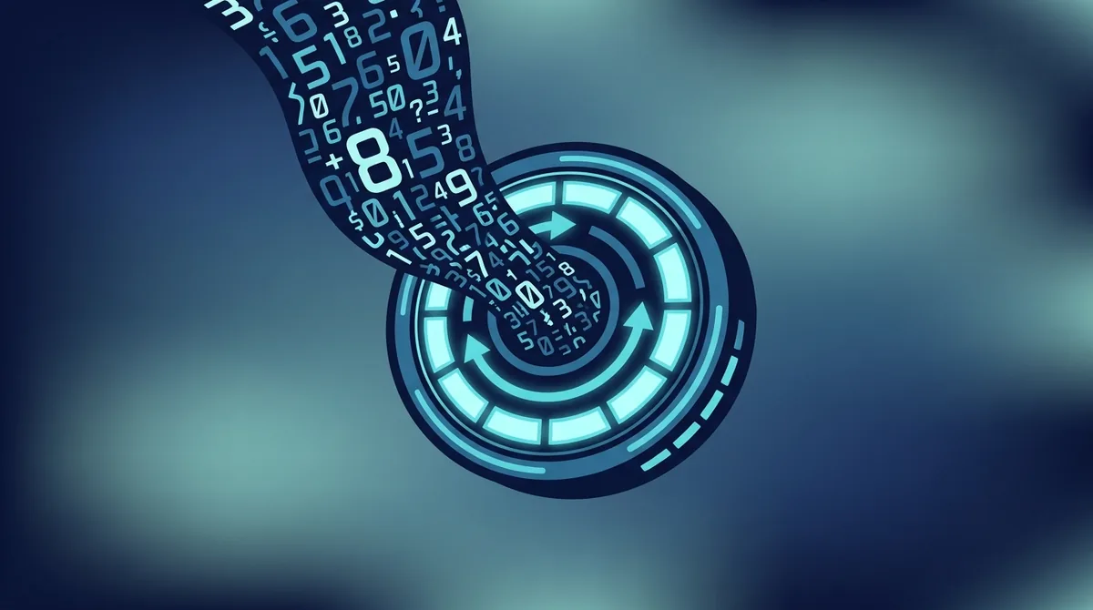 Una pantalla de reloj digital que cambia de las 03:14:07 UTC del 19 de enero de 2038, ilustrando el desbordamiento del tiempo Unix de 32 bits con signo