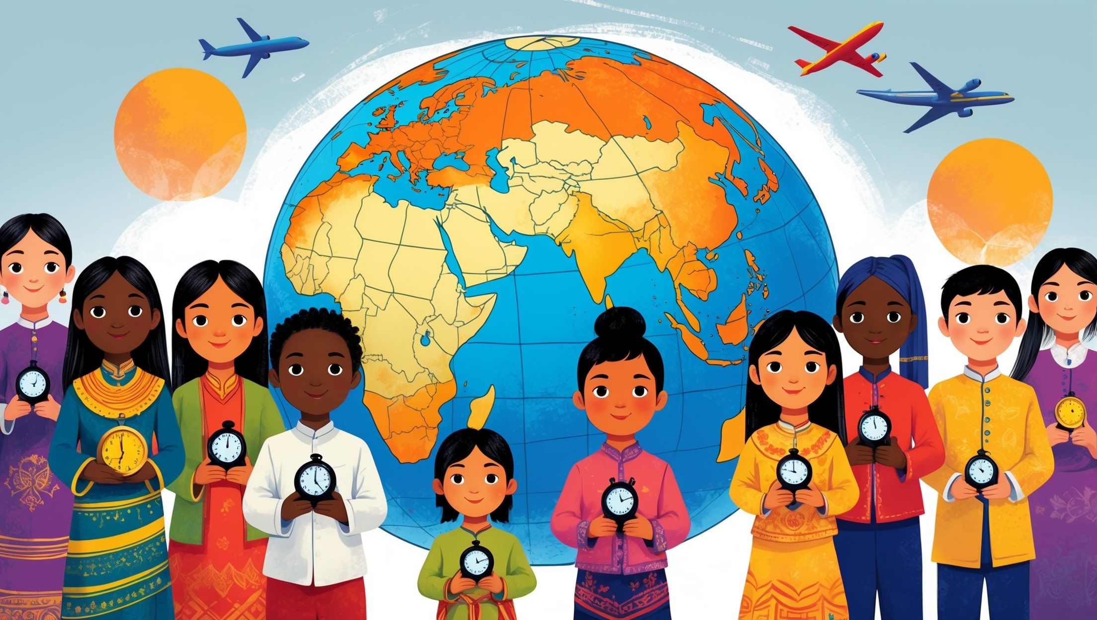 Lo que realmente significan las zonas horarias para viajar, los niños y la cultura